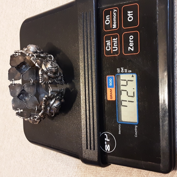 Vintage Spectacular c1940 RUBENS Mexico Rose Bracelet - Picture 9 of 12